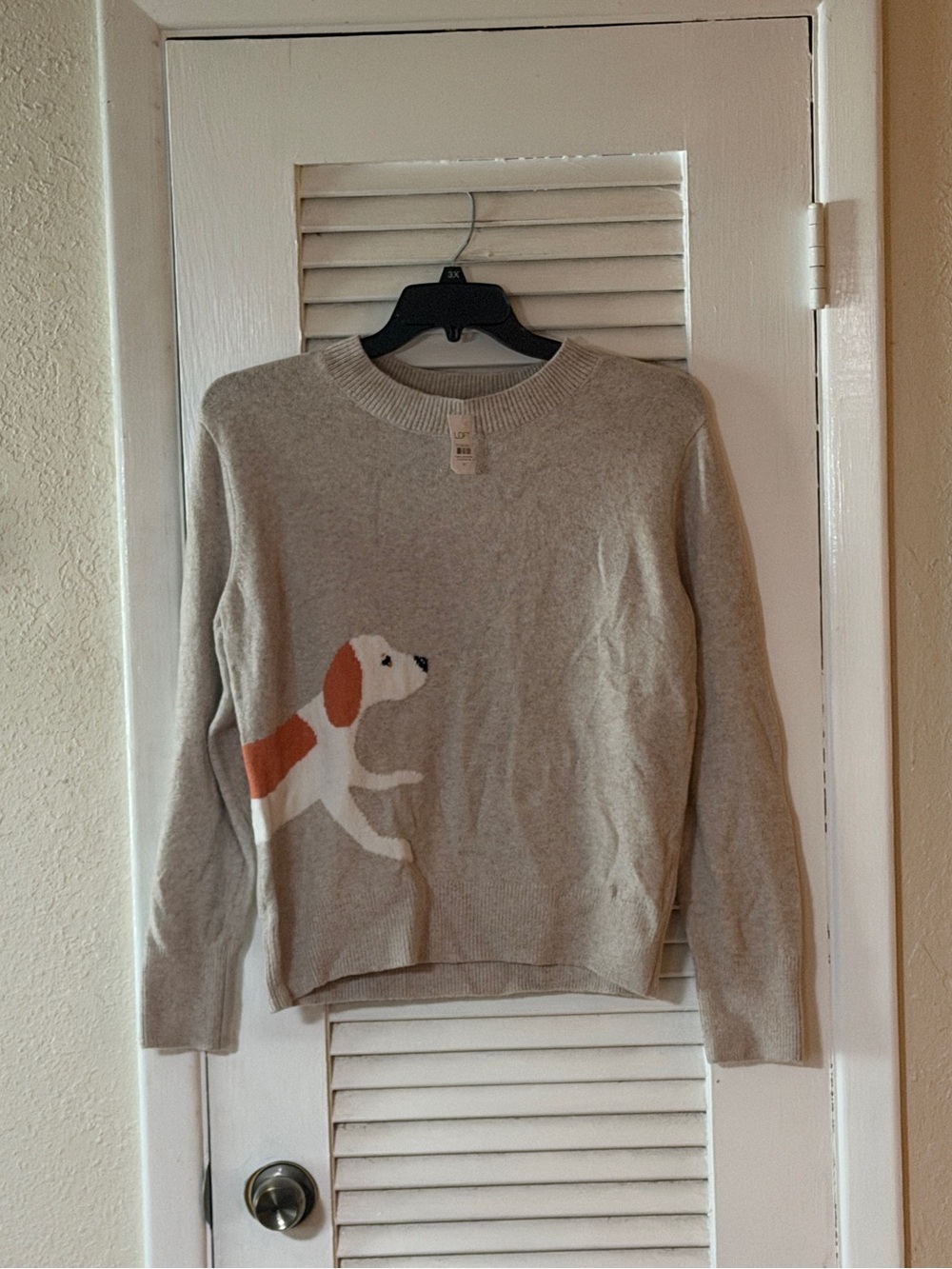 NWT Ann Taylor LOFT Dog Walker Crewneck Sweater - Picture 4 of 9